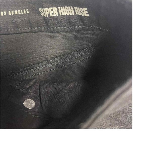 Rewash Black Button Fly Super High Rise‎ Jean Shorts Size 7/28 NWOT - Picture 7 of 11